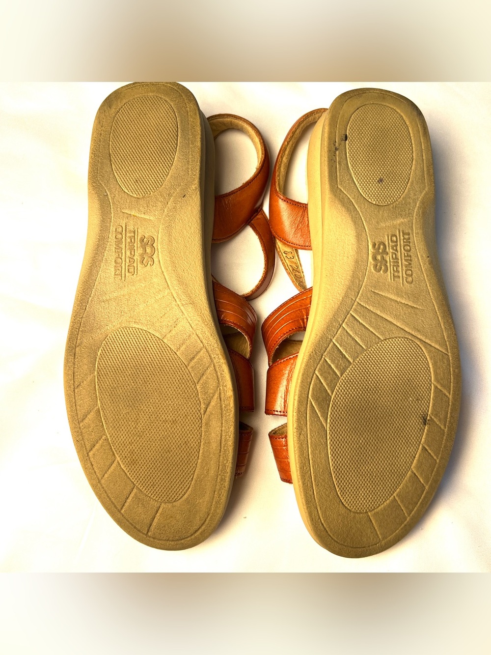 SAS Huarache Antique Tan Leather Sandals Women’s 9 S Slim - Picture 3 of 7